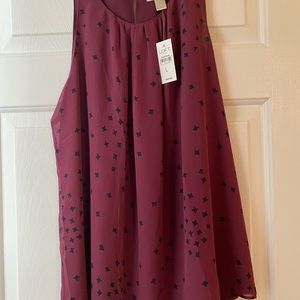 NWT Women’s sleeveless blouse
